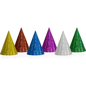 PartyDeco Холографска парти шапка 1 бр