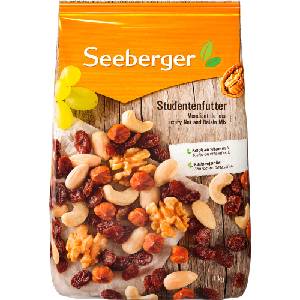 Seeberger Студентски микс (микс от ядки и сушени плодове) - 1.000 г