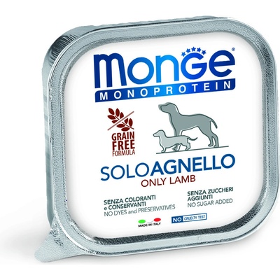 Monge Adult Dog Monoprotein paté jahňa 150 g