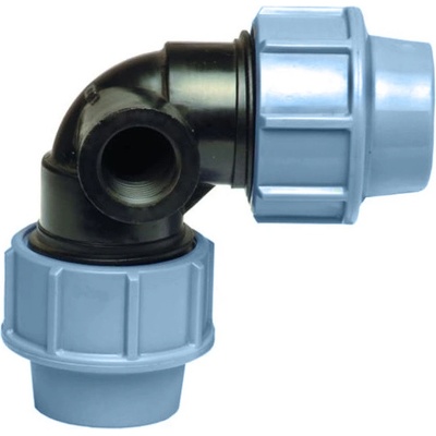 UNIDELTA PE Koleno 90 ° 32 mm x 3/4 "bočný vývod - polyetylén UNI1023032003