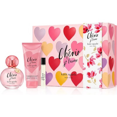 Kate Spade Chérie Je T'Aime комплект за жени Eau de Parfum 100 ml + Парфюмна вода миниатюра 7, 5 ml +