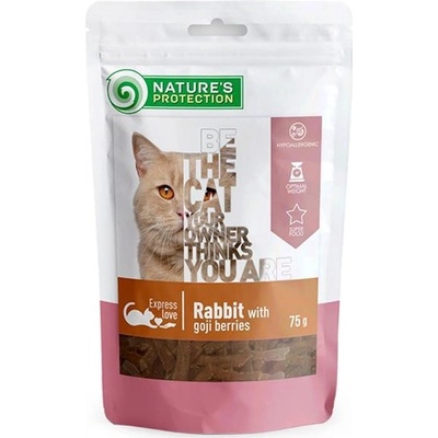 Nature´s Protection Snack cat rabbit with goji berries 12 x 75 g