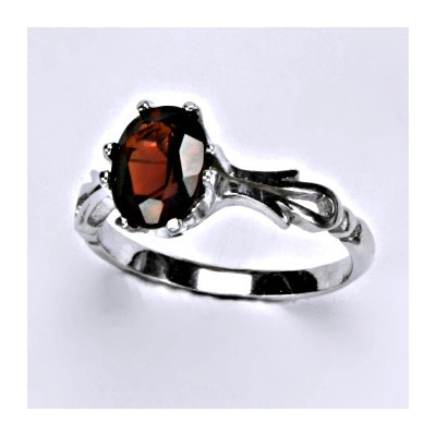 Čištín zlatý přírodní granát bílé zlato T 1262 9789