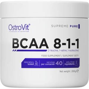 OstroVit BCAA 8: 1: 1, неовкусен, 200 g, OstroVit