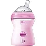 Chicco Бебешко шише Chicco Natural Feeling - Със силиконов биберон, 250 ml, за момиче, асортимент (N0242) - baby