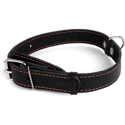 COLLAR Кожен нашийник за куче - 48-63см, 35мм - черен