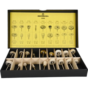 Bergeon Комплект малки четки за полиране Bergeon 2686