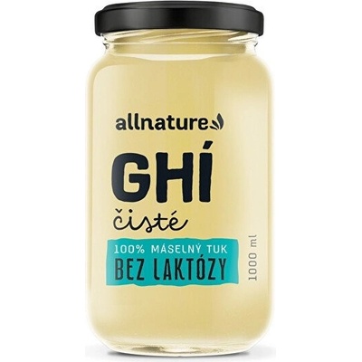 Čisté maslo ghee allnature 1000 g