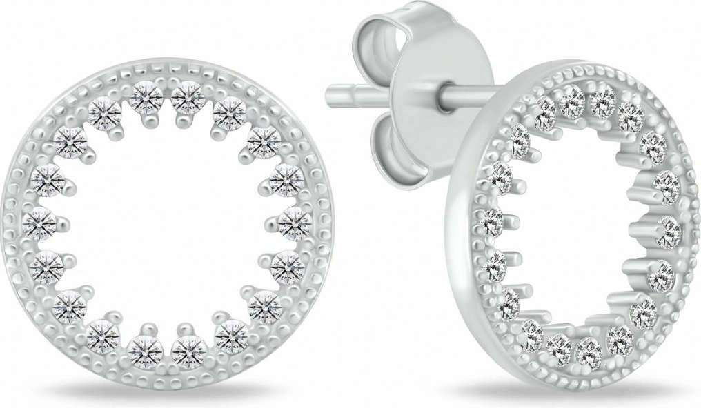 Brilio Silver náušnice EA1058W