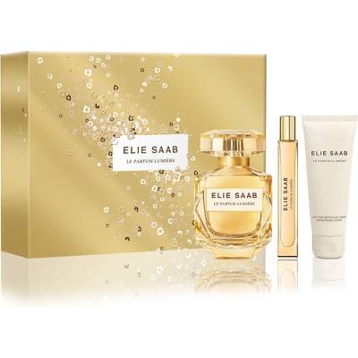 Elie Saab Le Parfum Lumière EDP 90 ml + Le Parfum Lumière tělové mléko 75 ml + Le Parfum Lumière EDP 10 ml dárková sada