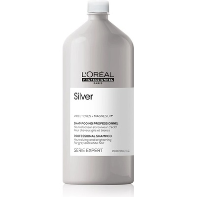 L’Oréal Professionnel Serie Expert Silver stříbrný šampon pro šedivé vlasy 1500 ml