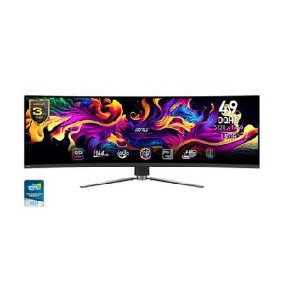 MSI MPG 491CQP-QD 49" QD-OLED 5120x1440 144Hz 0,03ms Black 3R; MPG 491CQP QD-OLED