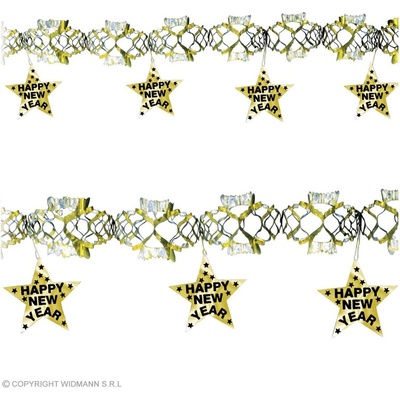 Party závěs zlatý 90 x 250 cm – Zboží Dáma