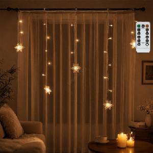 BRILAGI - LED външен коледен гирлянд 60xLED/6W/6x0, 7m IP44 топла бяла светлина (BG6889)