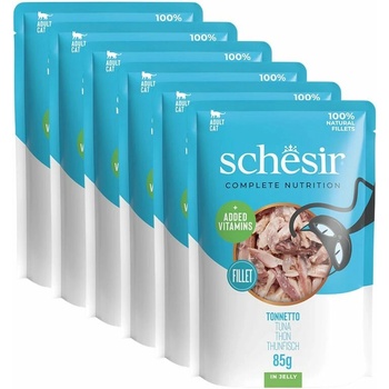 Schesir Cat tuniak v želé 6 x 85 g