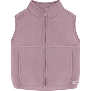 Huttelihut Детски вълнен елек Huttelihut Kid's Vest Wool Brushed Inside Merino vest - Woodrose - размер 122 (EU) (703-7725-0216)
