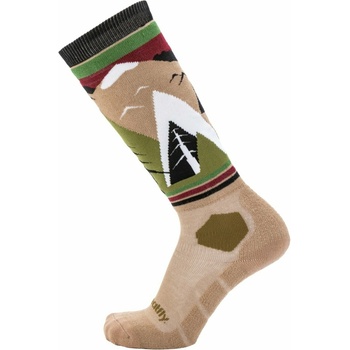 Meatfly sNB & SKI чорапи Leeway Safari Mountains Meatfly | Zhalt | МЪЖЕ | L