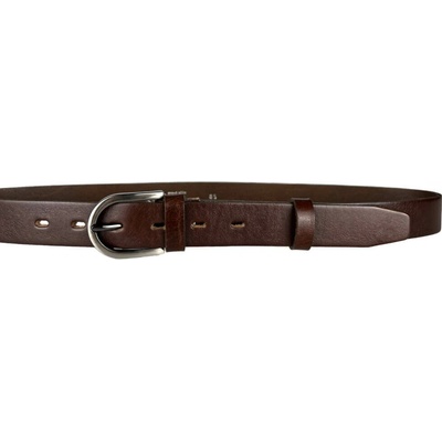 Penny Belts Dámský kožený opasek 30-309-506 tmavě hnědý