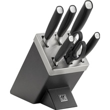 Zwilling All* Star Samoostriaci blok s nožmi strieborný 7 ks