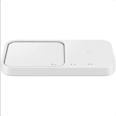 Samsung Super Fast Wireless Charger Duo EP-P5400TWEGEU - комплект двойна поставка (пад) за безжично захранване, зарядно и кабел с бързо безжично зареждане за мобилни