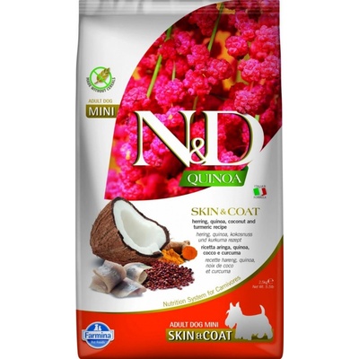 N&D Quinoa Skin & Coat Venison & Coconut Mini 0,8 kg