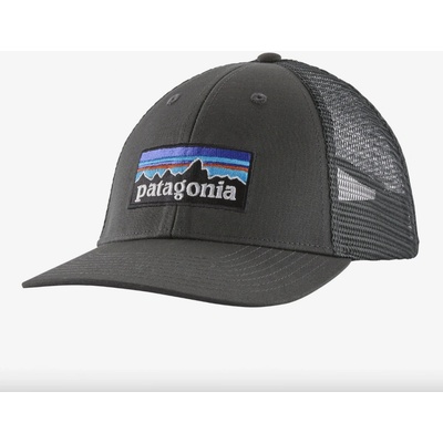 Patagonia P-6 LOGO LOPRO TRUCKER HAT Šedá