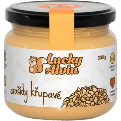 Lucky Alvin Arašidový krém chrumkavý 330 g