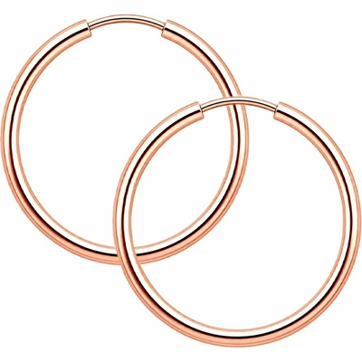 Zlaton Náušnice růžové zlato kruhy 1.8cm 0.80g N25032602434