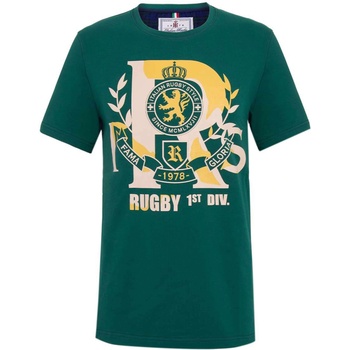 Italian rugby style Мъжка тениска irs 3a-20-green