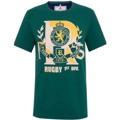 Italian rugby style Мъжка тениска irs 3a-20-green