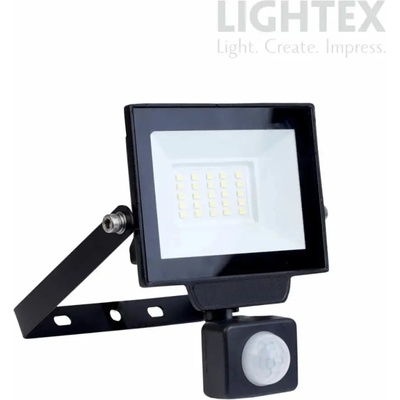 Lightex Led ПРОЖЕКТОР ЧЕРЕН hero 20w СЕНЗОР (3800883155920)