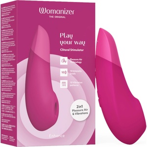 Womanizer Enhance - въздушно-вълнов стимулатор за клитор (розов)