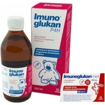 Pleuran Imunoglukan P4H tekutá forma 250 ml + Imunoglukan P4H 10 kapsúl 1 set