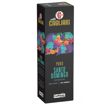Caffé Cagliari Puro Santa Domingo Single Origin капсули за Tchibo Cafissimo Caffitaly 10 бр