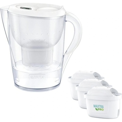 Filtračná kanvica BRITA Marella XL 3,5 l biela + 3 ks MX Pro PO 2024 (1052782)