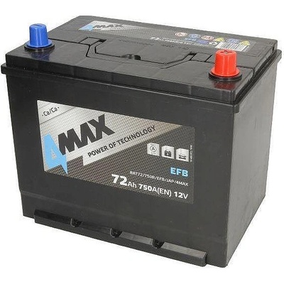 4MAX EFB 72Ah 750A right+