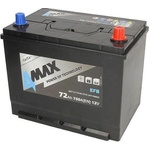 4MAX EFB 72Ah 750A right+