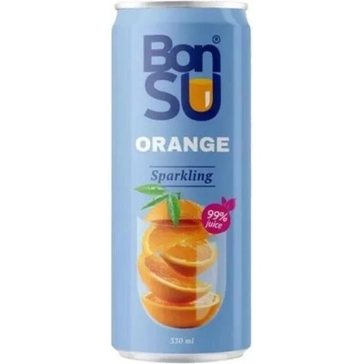 BonSU perlivý nápoj s príchuťou pomaranča NUOC CAM 330 ml