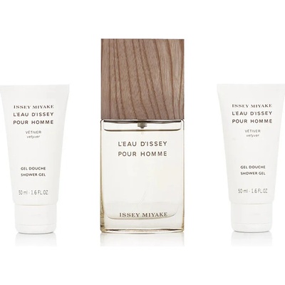 Issey Miyake L'Eau d'Issey Pour Homme Vétiver toaletní voda Intense 50 ml + SG 2 x 50 ml pánská