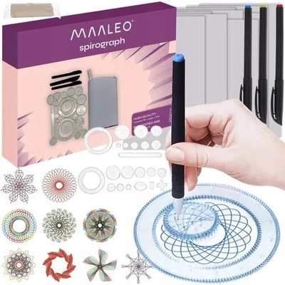 Spirograph Šablóny na kreslenie Dizajn set