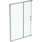Ideal Standard Connect 2 - Плъзгащи се врати за душ, двукрилни, 110 см, сребристо-бляскаво/прозрачно стъкло K9263EO (K9263EO)