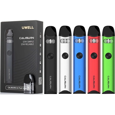 Uwell Caliburn A3 Pod Kit 520 mAh Černá 1 ks
