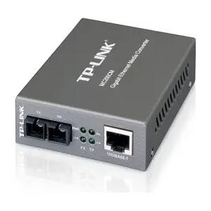 TP-Link Конвертор TP-LINK MC200CM, 1000Mbps RJ45 към 1000Mbps multi-mode SC влакно, 550m (MC200CM)