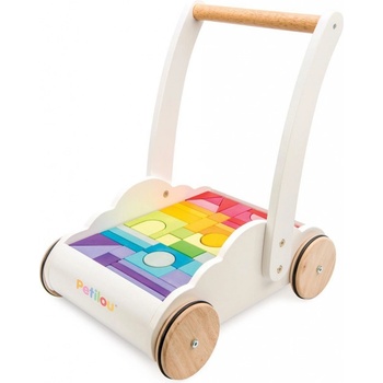 Le Toy Van Petilou Vozík s dúhovými kockami