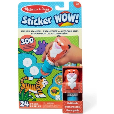 Печат Sticker WoW - Тигър - Melissa & Doug