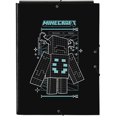 MINECRAF Desky na dokumenty formátu A4 s gumičkou, 512619068