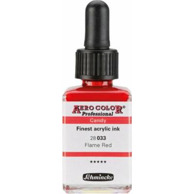 Schmincke Aero Color akrylový atrament Professional Candy 28 ml 033 flame červená