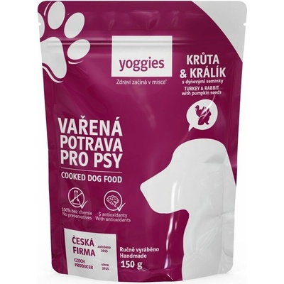 Yoggies morčacie a králičie mäso s tekvicovými semienkami a kĺbovou výživou 150 g
