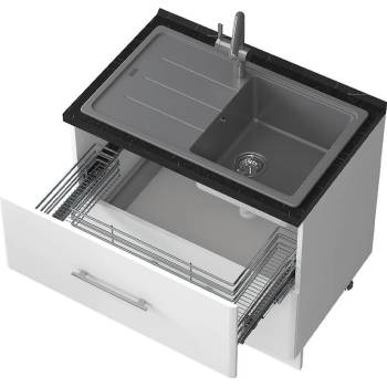 Долен кухненски шкаф за мивка Modern R-90-2MZ/3