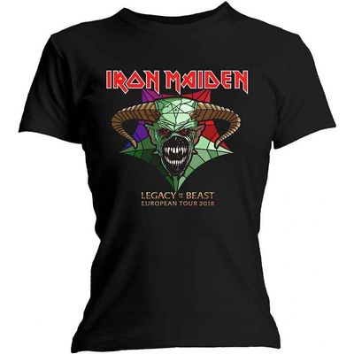 Iron Maiden Legacy of the Beast Tour (Back Print) Black L Дамски Риза (IMTEE72LB03)